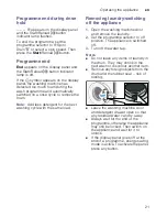 Предварительный просмотр 21 страницы Bosch WAK24220AU Instruction Manual And Installation Instructions