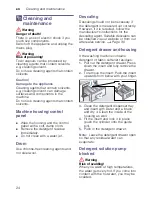 Предварительный просмотр 24 страницы Bosch WAK24220AU Instruction Manual And Installation Instructions