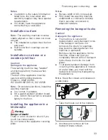 Предварительный просмотр 33 страницы Bosch WAK24220AU Instruction Manual And Installation Instructions