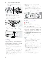 Предварительный просмотр 36 страницы Bosch WAK24220AU Instruction Manual And Installation Instructions