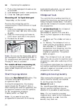 Preview for 20 page of Bosch WAK24260ID Instruction Manual And Installation Instructions