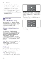 Preview for 22 page of Bosch WAK24260ID Instruction Manual And Installation Instructions