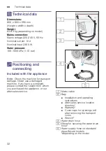 Preview for 32 page of Bosch WAK24260ID Instruction Manual And Installation Instructions