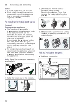 Preview for 34 page of Bosch WAK24260ID Instruction Manual And Installation Instructions