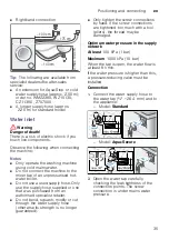 Preview for 35 page of Bosch WAK24260ID Instruction Manual And Installation Instructions