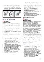 Preview for 37 page of Bosch WAK24260ID Instruction Manual And Installation Instructions