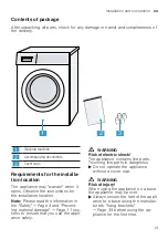 Предварительный просмотр 13 страницы Bosch WAL28PH0GC User Manual And Installation Instructions