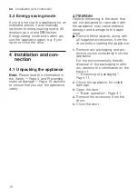 Preview for 12 page of Bosch WAL28PH1GR User Manual And Installation Instructiions