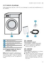 Preview for 13 page of Bosch WAL28PH1GR User Manual And Installation Instructiions