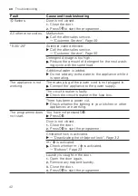 Предварительный просмотр 42 страницы Bosch WAL28RH1GR User Manual And Installation Instructions