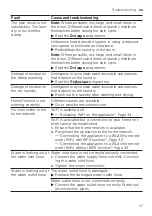 Preview for 47 page of Bosch WAL28RH2GR User Manual And Installation Instruction