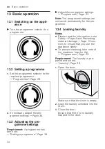 Предварительный просмотр 34 страницы Bosch WAN24109GB User Manual And Installation Instructiions