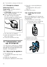 Preview for 54 page of Bosch WAN24170IL User Manual And Installation Instructions