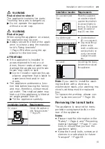 Preview for 15 page of Bosch WAN24251IL User Manual And Assembly Instructions