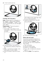 Preview for 42 page of Bosch WAN28262BY User Manual And Assembly Instructions