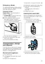 Preview for 53 page of Bosch WAN28262BY User Manual And Assembly Instructions