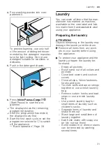 Предварительный просмотр 31 страницы Bosch WAN28280ES User Manual And Installation Instructions