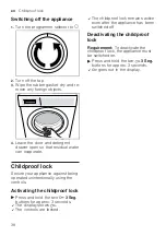 Предварительный просмотр 38 страницы Bosch WAN28280ES User Manual And Installation Instructions