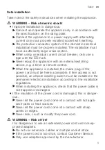 Preview for 5 page of Bosch WAN282K8GR User Manual And Installation Instructions