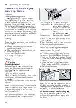 Preview for 38 page of Bosch WAS28440AU Instruction Manual And Installation Instructions