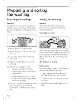 Preview for 12 page of Bosch Washing Machine Instruction Manual And Installation Instructions