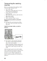 Предварительный просмотр 60 страницы Bosch Washing Machine Instruction Manual And Installation Instructions