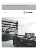 Предварительный просмотр 1 страницы Bosch WAT28402UC Use And Care Manual / Installation Instructions