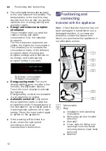 Предварительный просмотр 12 страницы Bosch WAT28620AU Instruction Manual And Installation Instructions