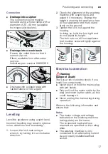 Предварительный просмотр 17 страницы Bosch WAT28620AU Instruction Manual And Installation Instructions