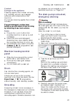 Предварительный просмотр 43 страницы Bosch WAT28620AU Instruction Manual And Installation Instructions