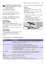 Предварительный просмотр 45 страницы Bosch WAT28620AU Instruction Manual And Installation Instructions