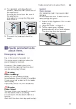 Preview for 33 page of Bosch WAT28680GC Instruction Manual And Installation Instructions