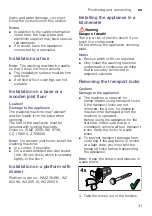 Preview for 41 page of Bosch WAT28680GC Instruction Manual And Installation Instructions