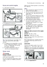 Preview for 15 page of Bosch WAT2876XES Instruction Manual And Installation Instructions