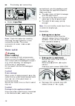 Preview for 16 page of Bosch WAT2876XES Instruction Manual And Installation Instructions