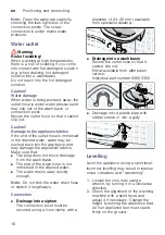 Preview for 16 page of Bosch WAT28780IR Instruction Manual And Installation Instructions