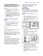 Preview for 37 page of Bosch WAT28780SA Instruction Manual And Installation Instructions