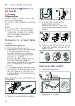 Preview for 14 page of Bosch WAT28781ME Instruction Manual And Installation Instructions