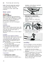 Preview for 16 page of Bosch WAT28781ME Instruction Manual And Installation Instructions