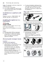 Preview for 14 page of Bosch WAT2878XZA Instruction Manual And Installation Instructions