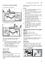 Preview for 15 page of Bosch WAT2878XZA Instruction Manual And Installation Instructions