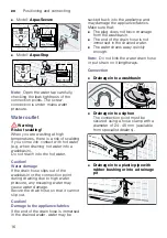 Preview for 16 page of Bosch WAT2878XZA Instruction Manual And Installation Instructions