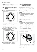 Предварительный просмотр 38 страницы Bosch WAU24S42ES User Manual