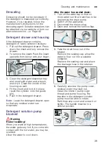 Предварительный просмотр 39 страницы Bosch WAU28440SG Instruction Manual And Installation Instructions