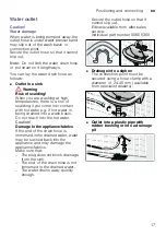 Предварительный просмотр 17 страницы Bosch WAU28460IN Instruction Manual And Installation Instructions