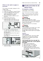 Предварительный просмотр 41 страницы Bosch WAU28460IN Instruction Manual And Installation Instructions