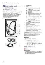 Предварительный просмотр 12 страницы Bosch WAU28460MY Instruction Manual And Installation Instructions