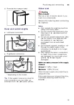 Предварительный просмотр 15 страницы Bosch WAU28460MY Instruction Manual And Installation Instructions