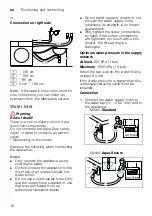 Предварительный просмотр 16 страницы Bosch WAU28490AU Instruction Manual And Installation Instructions