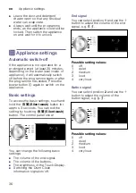 Preview for 36 page of Bosch WAU28540TC Instruction Manual And Installation Instructions